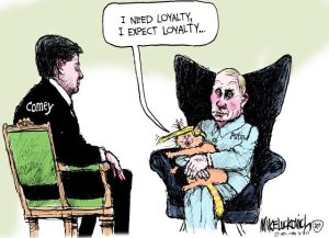 DT Putin Comey I need Loyalty ML June 2017